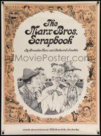 7g425 MARX BROS. SCRAPBOOK 30x41 special '73 an illustrated biography!
