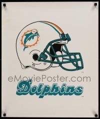 7g428 MIAMI DOLPHINS 20x24 special '80s cool artwork of the iconic helmet, Florida!