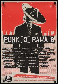 7g110 PUNK-O-RAMA 8 17x25 music poster '03 Rancid, The Distillers, Dropkick Murphys, cool art!