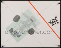 7g024 RAYMOND LOEWY signed 22x28 art print '85 by the artist and hand-numbered 228/300, race car!