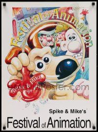 7g066 SPIKE & MIKE'S FESTIVAL OF ANIMATION 18x24 film festival poster '94 Wallace and Gromit