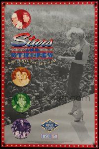 7g054 STARS & STRIPES tv poster '91 USO, Marilyn Monroe, Bob Hope, Dorothy Lamour, Bing Crosby!