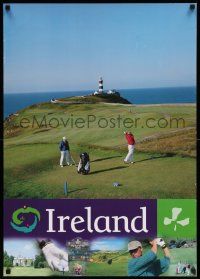 7g033 IRELAND 24x33 travel poster '80s great images of people playing golf!