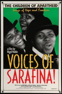 7g974 VOICES OF SARAFINA 1sh '88 Apartheid, songs of hope and freedom!