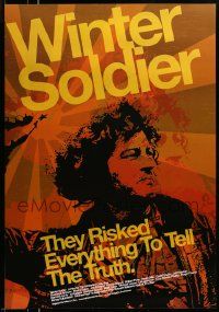 7g989 WINTER SOLDIER 1sh R00s Vietnam war documentary featuring Rusty Sachs and Senator John Kerry