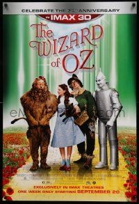 7g990 WIZARD OF OZ advance DS 1sh R13 Victor Fleming, Judy Garland all-time classic, rated G!