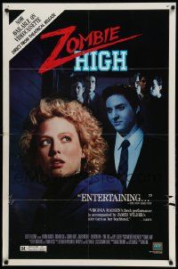 7g170 ZOMBIE HIGH 27x41 video poster '87 Virginia Madsen, Sherilyn Fenn, undead horror comedy!