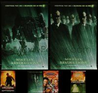7h459 LOT OF 7 UNFOLDED MINI POSTERS '00s great images from a variety of different movies!