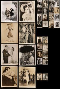 7h292 LOT OF 50 8X10 STILLS '40s-70s great scenes & portraits from a variety of different movies!
