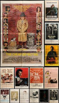 7h023 LOT OF 15 FOLDED ONE-SHEETS '70s-80s great images from a variety of different movies!