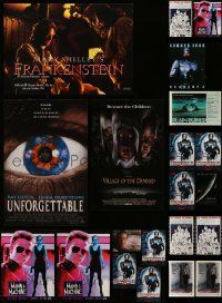 7h442 LOT OF 23 UNFOLDED SPECIAL MOVIE POSTERS '80s-90s images from a variety of different movies!