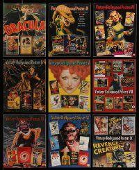 7h163 LOT OF 9 VINTAGE HOLLYWOOD POSTERS AUCTION CATALOGS '98-05 best full-color poster images!