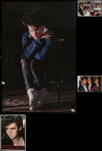 7h449 LOT OF 4 UNFOLDED MUSIC POSTERS '80s The Cure, A-Ha, Duran Duran & Paul Young!