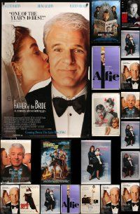 7h530 LOT OF 24 UNFOLDED MOSTLY ONE-SHEETS OF CHARLES SHYER MOVIES '80s-00s great movie images!