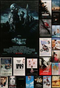 7h481 LOT OF 33 UNFOLDED MOSTLY DOUBLE-SIDED MOSTLY 27X40 ONE-SHEETS '80s-00s great movie images!