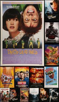 7h581 LOT OF 15 UNFOLDED MOSTLY DOUBLE-SIDED MOSTLY 27X40 ONE-SHEETS '90s-00s cool movie images!