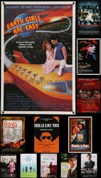 7h559 LOT OF 18 UNFOLDED SINGLE-SIDED MOSTLY 27X40 ONE-SHEETS '80s-00s cool movie images!