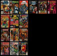 7h155 LOT OF 15 COMIC BOOKS '80s-00s The Death of Superman, a variety of D.C. & Marvel comics!
