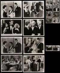 7h369 LOT OF 18 KAY FRANCIS REPRO 8X10 STILLS '80s great three-shot portraits with leading men!