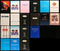 7h116 LOT OF 19 PRESSKITS '70 - '90 with covers & supplements but no stills!