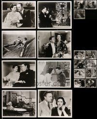 7h367 LOT OF 19 KAY FRANCIS REPRO 8X10 STILLS '80s great two-shot portraits with leading men!