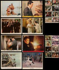 7h317 LOT OF 24 COLOR 8X10 STILLS '50s-60s great scenes from a variety of different movies!