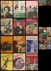 7h230 LOT OF 27 EAST GERMAN PROGRAMS '60s great images from a variety of different movies!