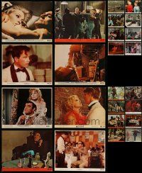 7h306 LOT OF 32 COLOR 8X10 STILLS AND MINI LOBBY CARDS '50s-80s scenes from a variety of movies!
