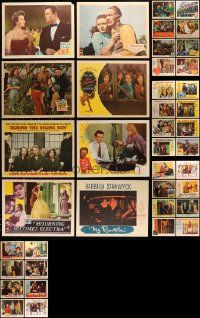 7h044 LOT OF 40 1940S-50S LOBBY CARDS '40s-50s great scenes from a variety of different movies!