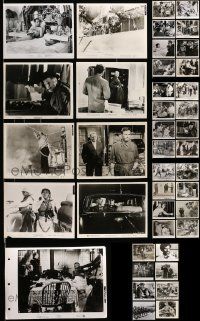 7h295 LOT OF 49 8X10 STILLS '50s-70s great scenes & portraits from a variety of different movies!