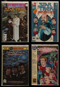 7h158 LOT OF 4 STAR TREK COMIC BOOKS '80s-90s Who's Who, Final Frontier, 25th Anniversary & more!