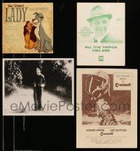 7h198 LOT OF 4 SWEDISH ITEMS '50s-70s Charlie Chaplin, Lady & the Tramp, Frank Sinatra, Cromwell!