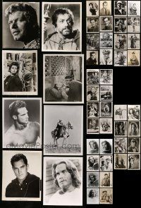 7h289 LOT OF 53 MOSTLY SWORD AND SANDAL 8X10 STILLS '50s-60s great movie scenes & portraits!