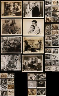 7h288 LOT OF 54 8X10 STILLS '40s-60s great scenes & portraits from a variety of different movies!