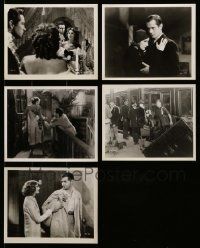 7h404 LOT OF 5 GRETA GARBO REPRO 8X10 STILLS '80s she's with Gable, Montgomery, Taylor & more!