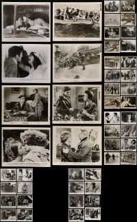 7h284 LOT OF 61 8X10 STILLS '50s-70s scenes & portraits from a variety of different movies!