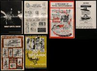 7h101 LOT OF 6 CUT PRESSBOOKS '50s-70s advertising images for a variety of different movies!