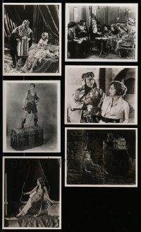 7h402 LOT OF 6 REPRO 8X10 PHOTOS OF SILENT STARS '80s Rudolph Valentino, Douglas Fairbanks & more!