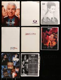 7h126 LOT OF 8 PRESSKITS '95 - '01 containing a total of 37 8x10 stills in all!