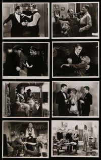 7h395 LOT OF 8 JAMES CAGNEY REPRO 8X10 STILLS '80s scenes with Humphrey Bogart, Robinson & more!