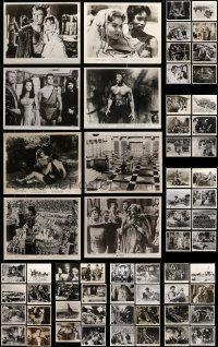 7h269 LOT OF 94 MOSTLY SWORD AND SANDAL 8X10 STILLS '50s-60s scenes from gladiator movies & more!