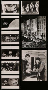 7h360 LOT OF 9 2001: A SPACE ODYSSEY SWISS STILLS R80s Kubrick, some in Cinerama 4x6 to 8x10!