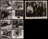 7h387 LOT OF 9 REPRO 8X10 PHOTOS OF LOBBY CARDS '80s great images from top Hollywood movies!