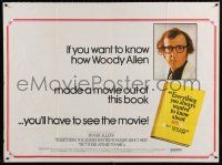 7j128 EVERYTHING YOU ALWAYS WANTED TO KNOW ABOUT SEX British quad '72 Woody Allen directed!