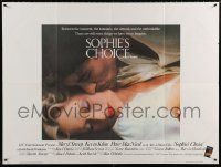7j143 SOPHIE'S CHOICE British quad '82 Alan J. Pakula directed, Meryl Streep, Kline, MacNicol!