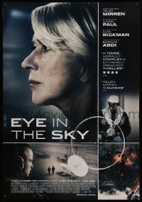 7j069 EYE IN THE SKY advance Canadian 1sh '15 great profile portrait of Helen Mirren!