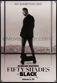 7j070 FIFTY SHADES OF BLACK teaser Canadian 1sh '16 wacky 50 Shades of Grey parody, Marlon Wayans!