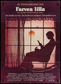 7j167 COLOR PURPLE Danish '85 Steven Spielberg, Whoopi Goldberg, from Alice Walker novel!