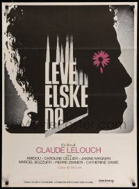 7j184 LIFE LOVE DEATH Danish '69 Claude Lelouch, La vie, l'amour, la mort