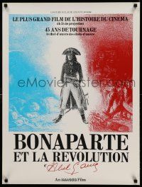 7j389 BONAPARTE ET LA REVOLUTION French 23x30 '72 Abel Gance's classic restored w/new scenes!